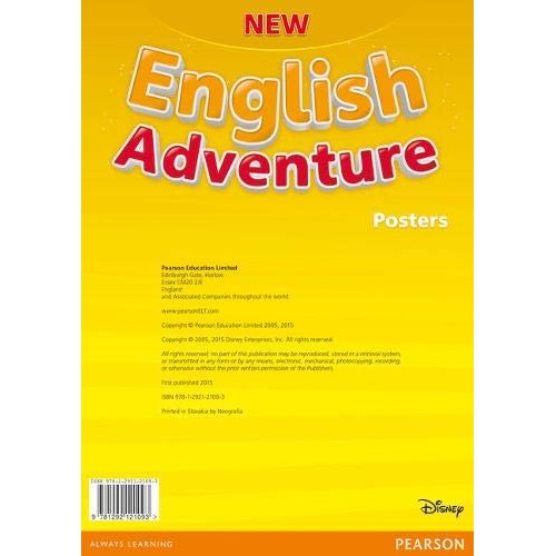 New English Adventure Starter B Posters - (Pearson)